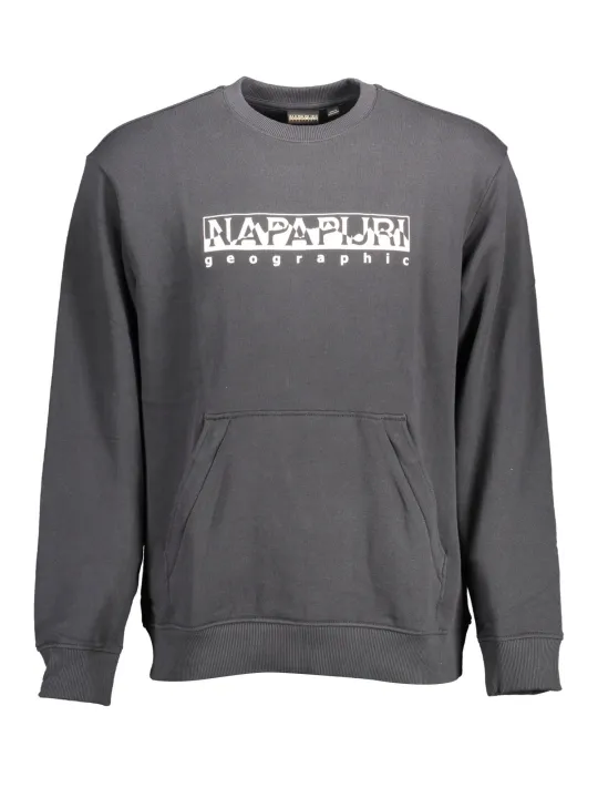 Napapijri Herren Langarm-Sweatshirt Schwarz | online kaufen