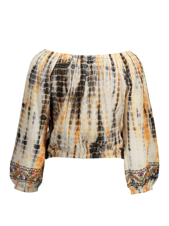 Desigual Damen Langarm-T-Shirt Beige | online kaufen