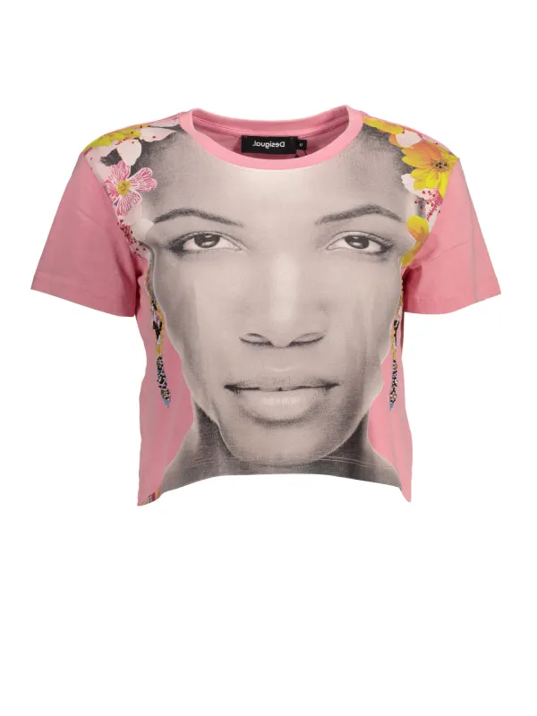 Desigual Damen T-Shirt Rosa | online kaufen