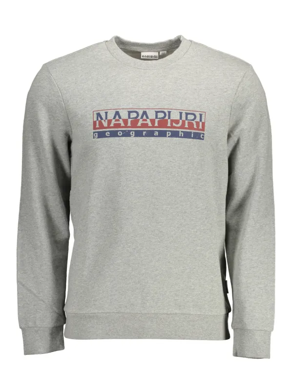 Napapijri Herren Langarm-Sweatshirt Grau | online kaufen