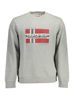 Napapijri Herren Langarm-Sweatshirt Grau | online kaufen
