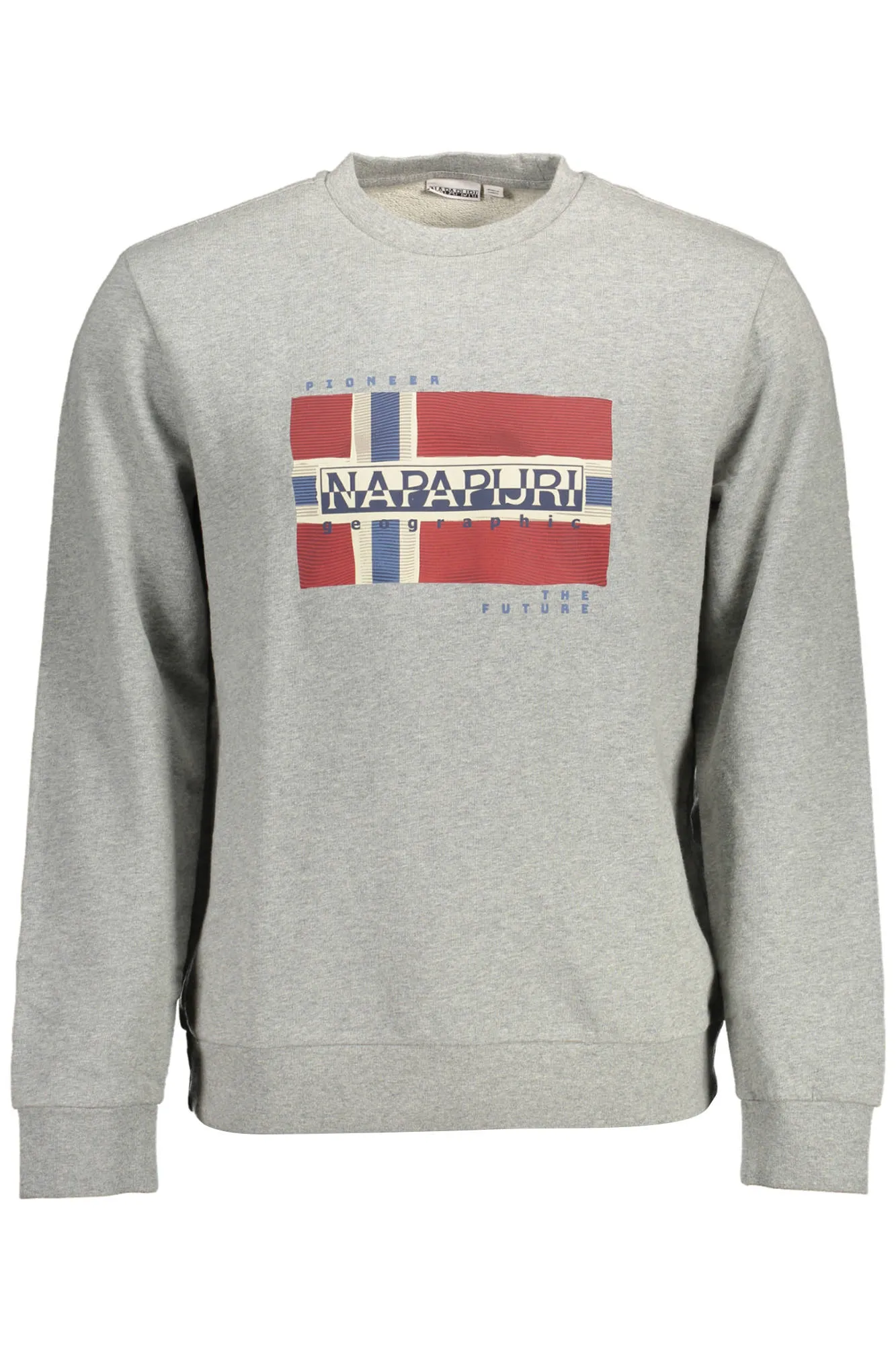 Herren Langarm-Sweatshirt Grau NP0A4EZC-BILO-C_GRIGIO_160