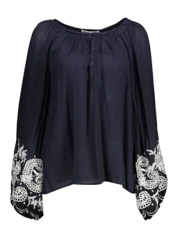 KOCCA Damenbluse Blau mieten - Flex-Fashion Verleih Shop