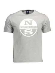 North Sails Herren Kurzarm-T-Shirt Grau | online kaufen