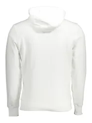 North Sails Herren Langarm-Kapuzen-Sweatshirt Weiß