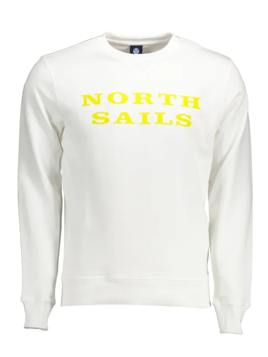 North Sails Herren Langarm-Sweatshirt Weiß | online kaufen
