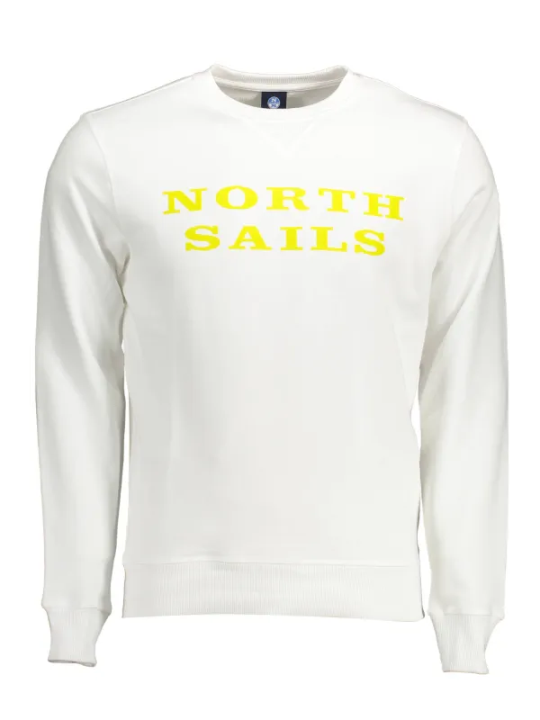 North Sails Herren Langarm-Sweatshirt Weiß | online kaufen