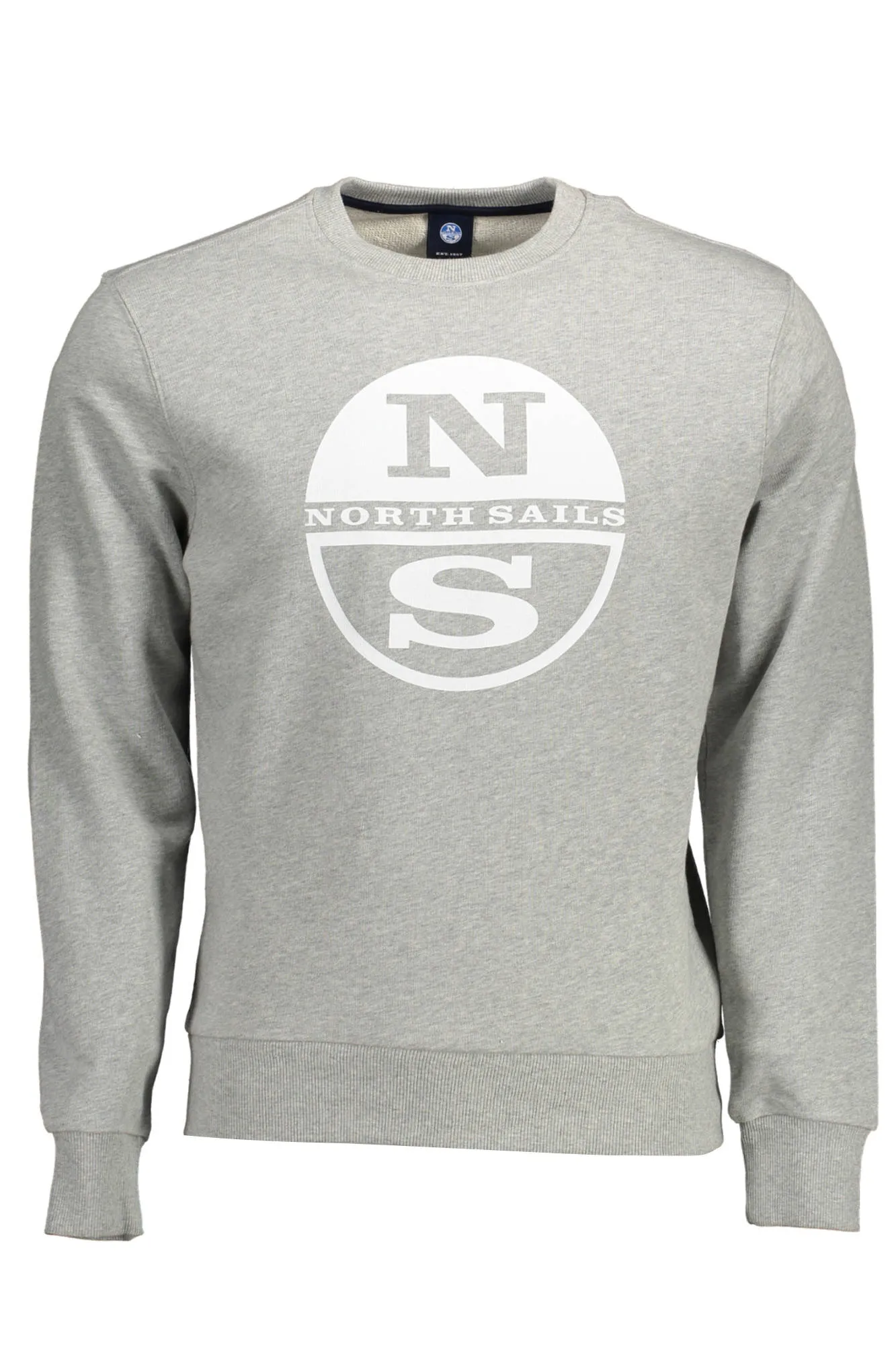 Herren Langarm-Sweatshirt Grau 691001-000_GRIGIO_0926