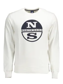 North Sails Herren Langarm-Sweatshirt Weiß | online kaufen