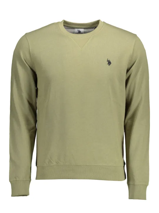U.S. POLO Herren Langarm-Sweatshirt Grün | online kaufen