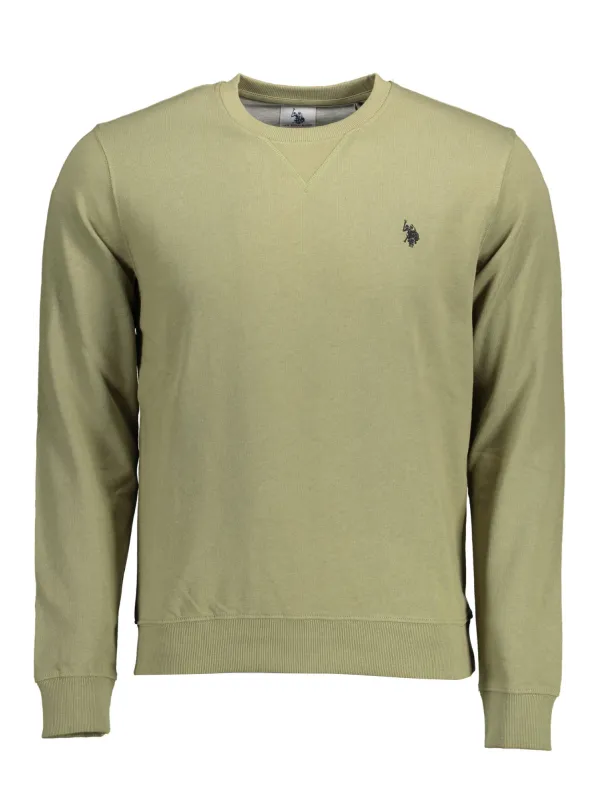 U.S. POLO Herren Langarm-Sweatshirt Grün | online kaufen