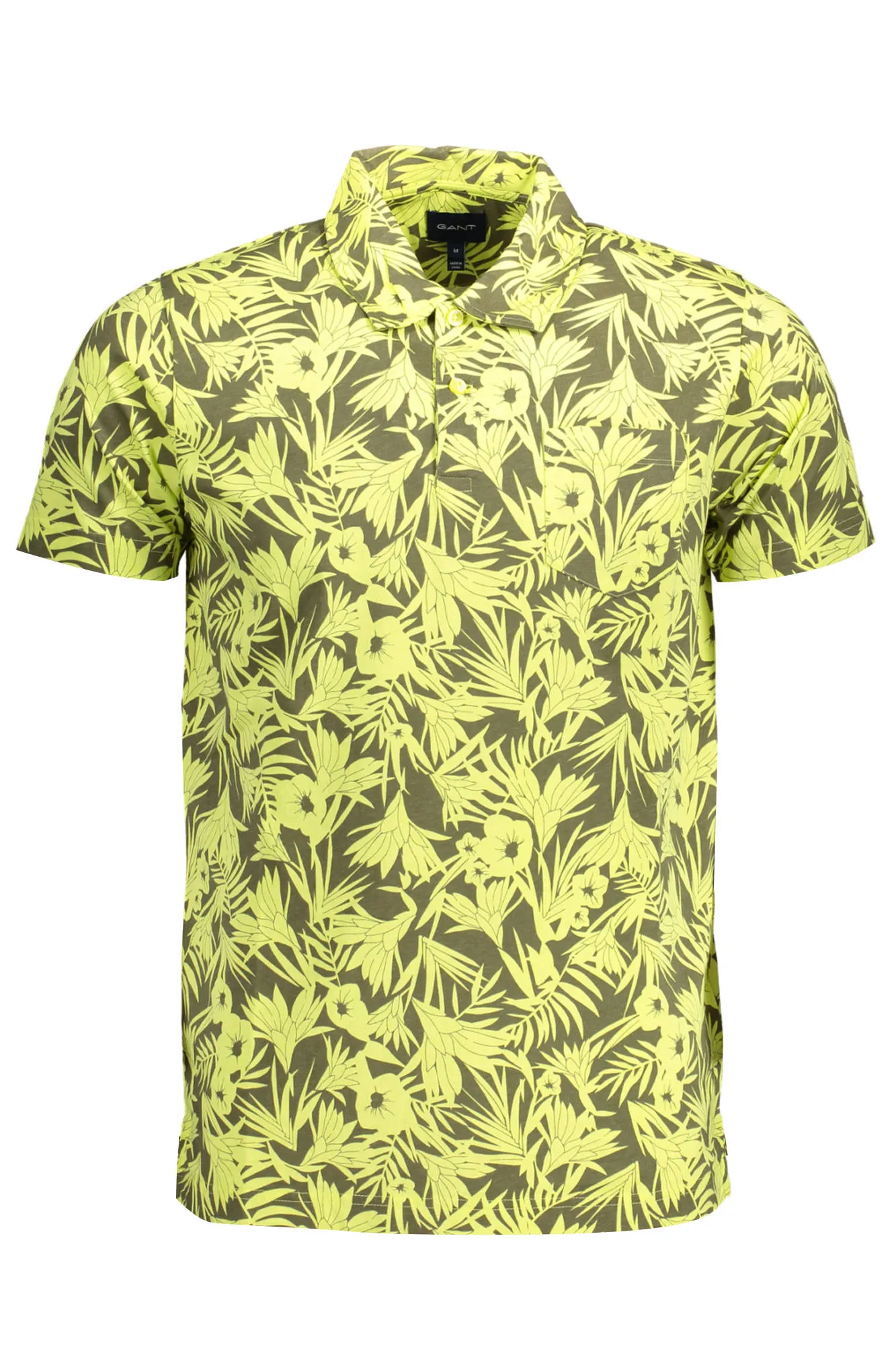 Herren Kurzarm-Poloshirt Gelb 21012022091_GIALLO_709