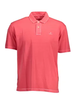 GANT Herren Kurzarm-Poloshirt Rosa | online kaufen