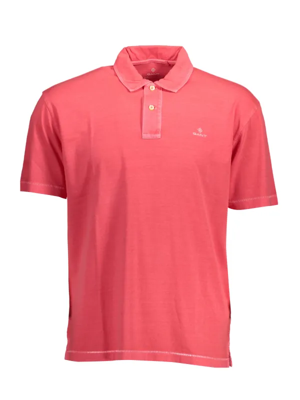 GANT Herren Kurzarm-Poloshirt Rosa | online kaufen