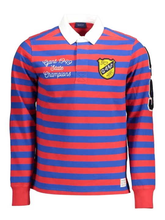 GANT Herren Langarm-Poloshirt Rot | online kaufen