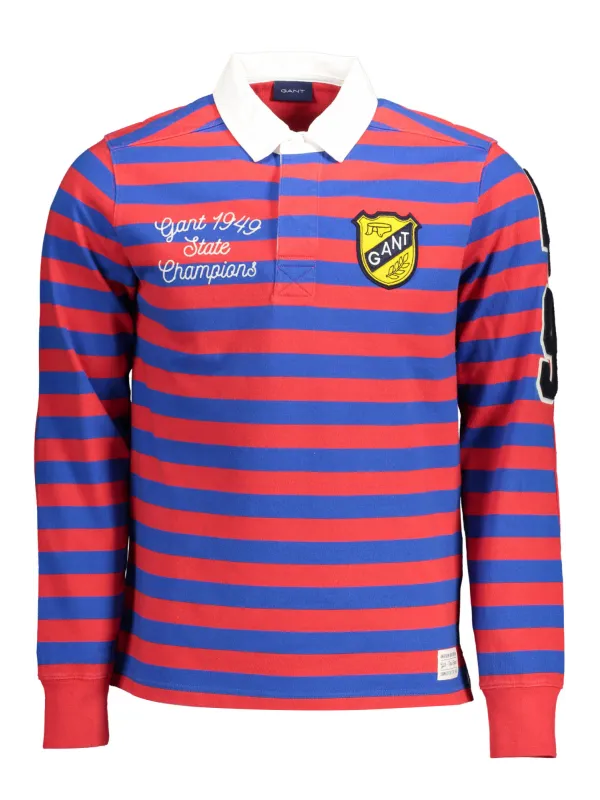 GANT Herren Langarm-Poloshirt Rot | online kaufen