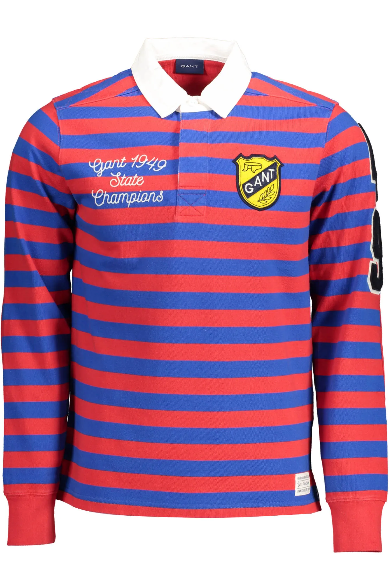 Herren Langarm-Poloshirt Rot 20012025030_ROSSO_620