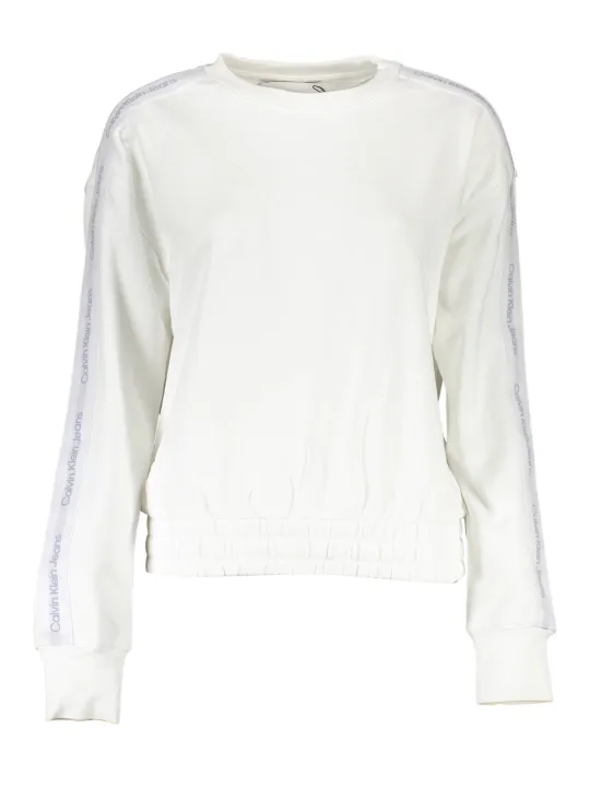 Calvin Klein Damen Langarm-Sweatshirt Weiß | online kaufen