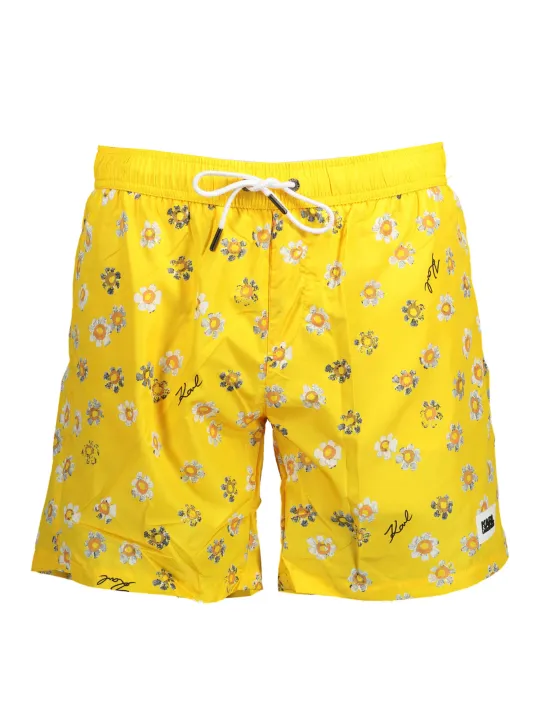 Karl Lagerfeld Beachwear Herren Medium Sea Boxer Gelb