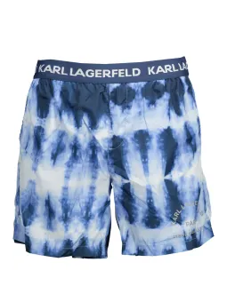 Karl Lagerfeld Beachwear Herren Medium Sea Boxer Hellblau