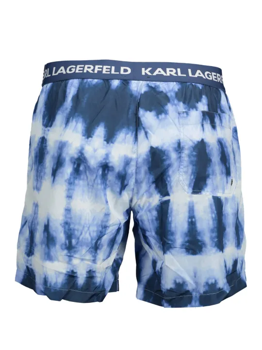 Karl Lagerfeld Beachwear Herren Medium Sea Boxer Hellblau
