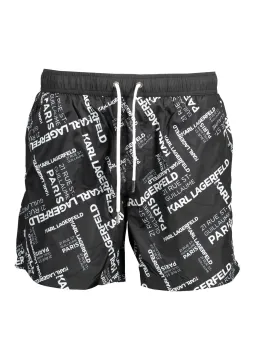 Karl Lagerfeld Herren Badehose Schwarz mieten - Flex-Fashion