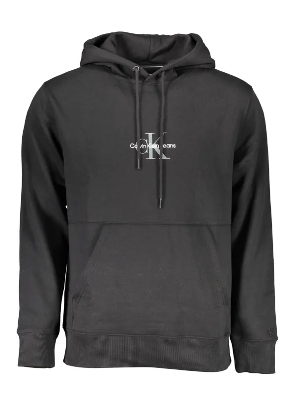 Calvin Klein Herren Langarm-Sweatshirt Schwarz