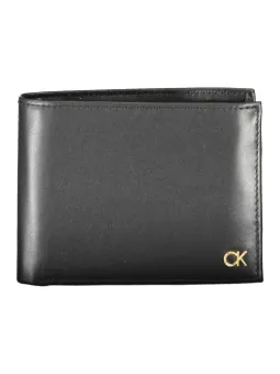 Calvin Klein Herren Brieftasche mieten - Schwarz, Uni, Flex-Fashion
