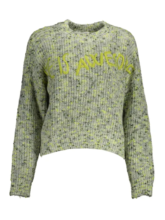 Desigual Damen Langarmshirt Grün | online kaufen