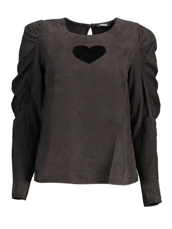 Desigual Damen Langarmshirt Schwarz | online kaufen