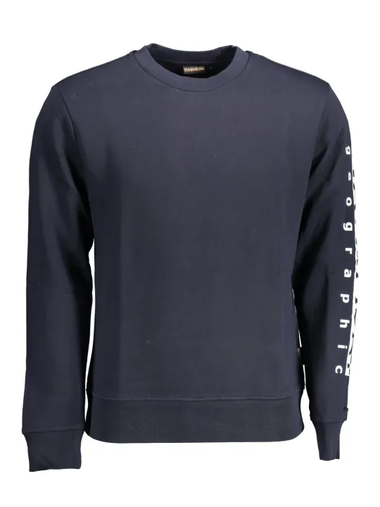 Napapijri Herren Langarm-Sweatshirt Blau | online kaufen