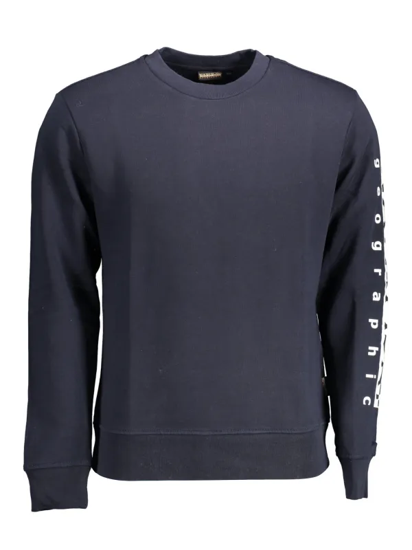 Napapijri Herren Langarm-Sweatshirt Blau | online kaufen