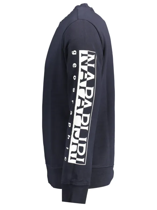 Napapijri Herren Langarm-Sweatshirt Blau | online kaufen