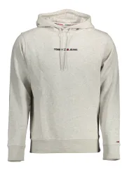 Tommy Hilfiger Herren Langarm-Kapuzen-Sweatshirt Grau