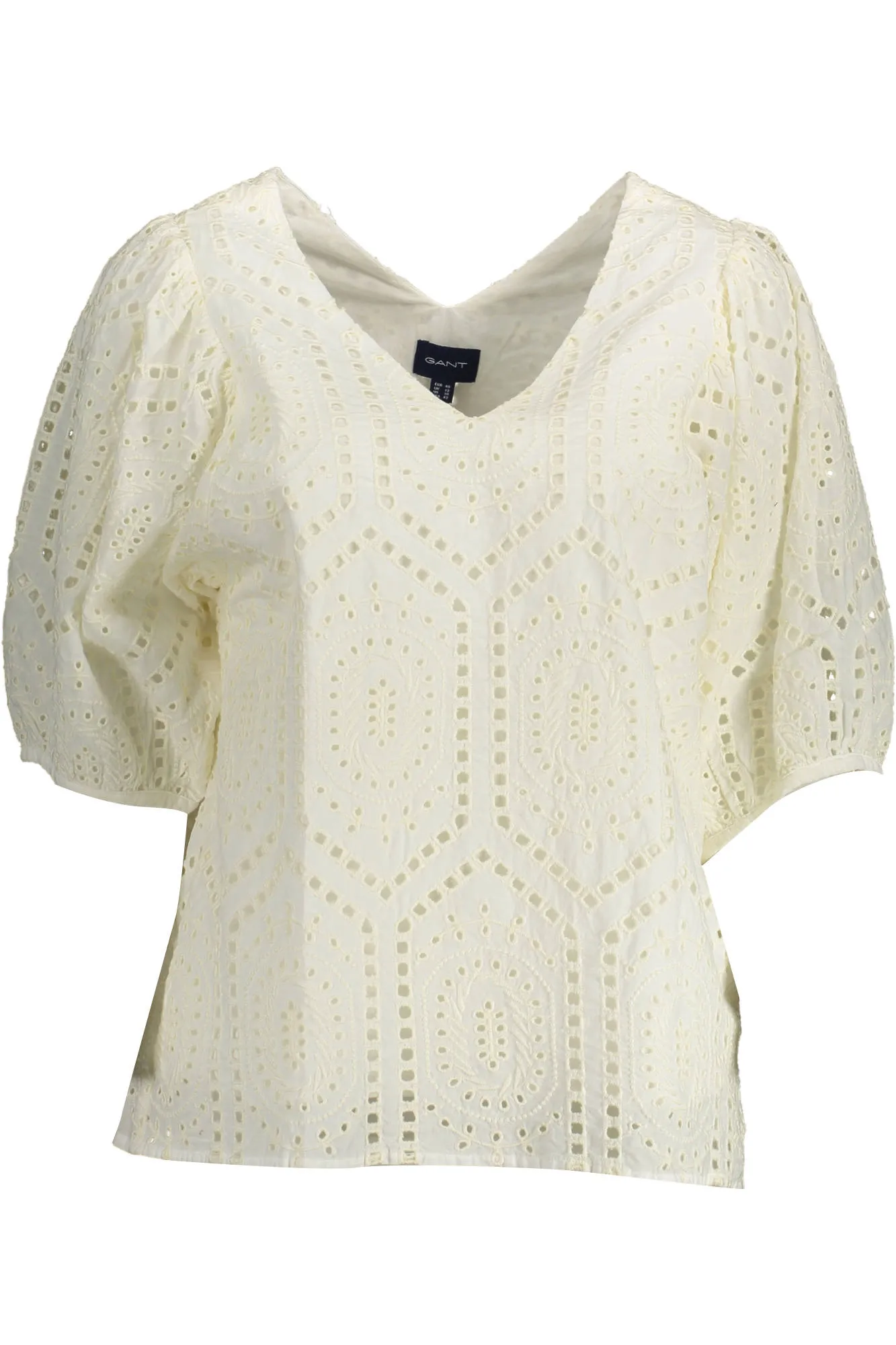Damen Kurzarm-T-Shirt Weiß 21014311182_BIANCO_113