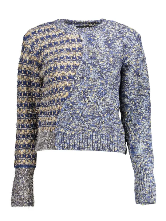 Desigual Damen Langarmshirt Blau | online kaufen