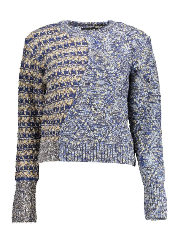 Desigual Damen Langarmshirt Blau | online kaufen