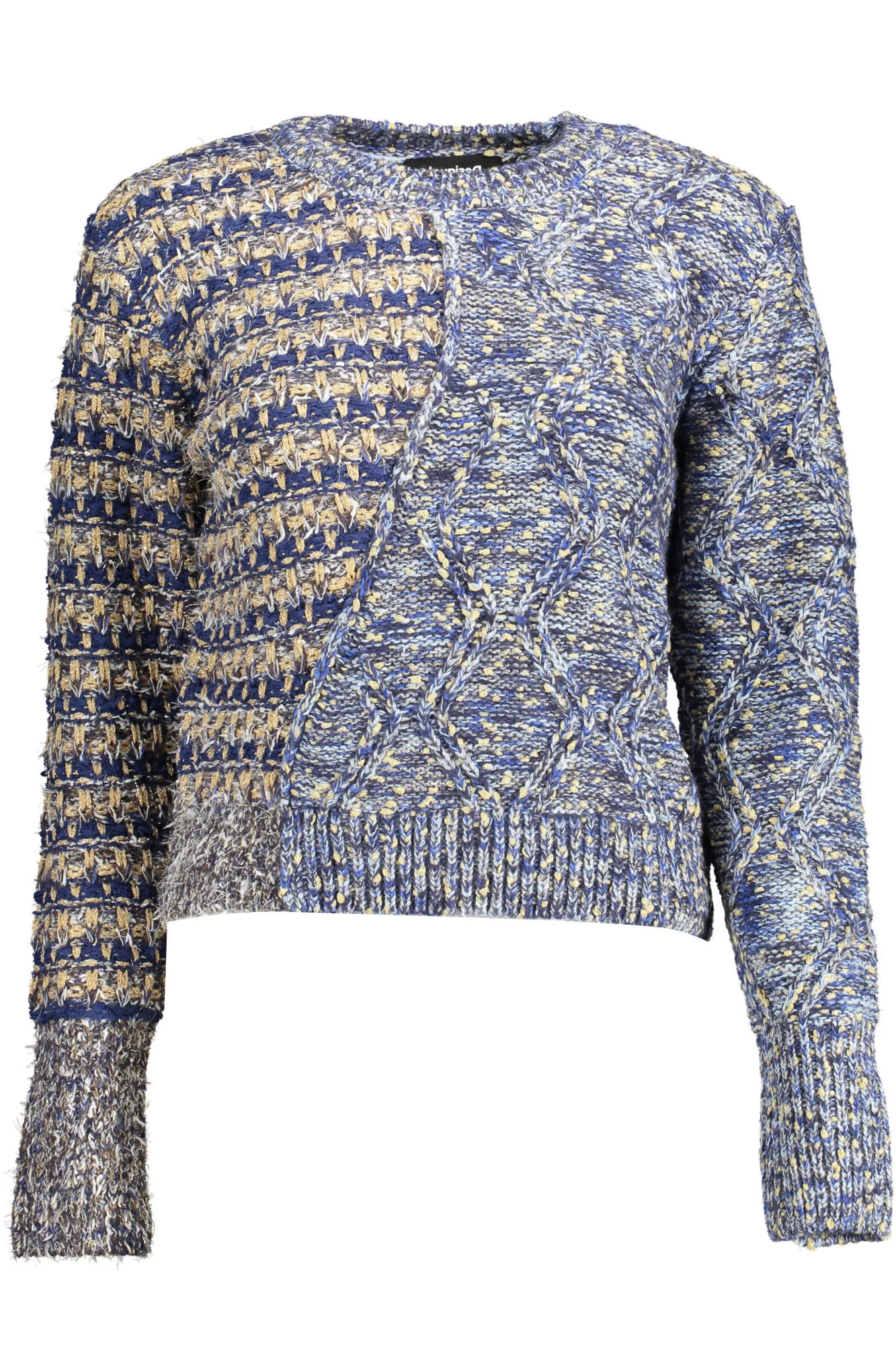 Damen Langarmshirt Blau 22WWJF83_BLU_5001