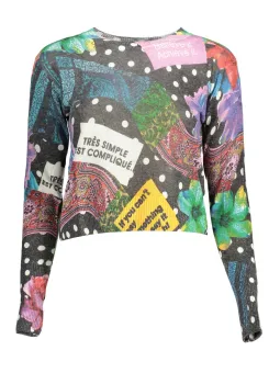 Desigual Damen Langarmshirt Schwarz mieten - Flex-Fashion