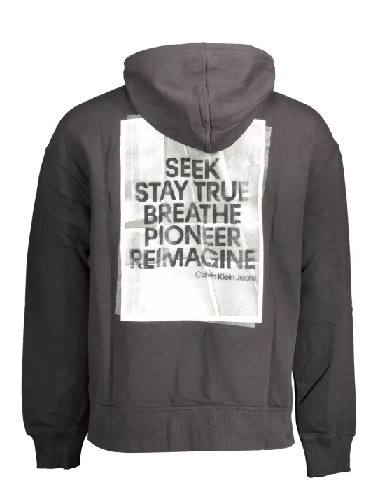 Calvin Klein Herren Langarm-Sweatshirt Schwarz