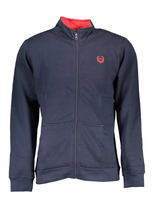 GIAN MARCO VENTURI Herren Langarm-Sweatshirt Blau