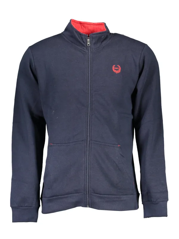 GIAN MARCO VENTURI Herren Langarm-Sweatshirt Blau