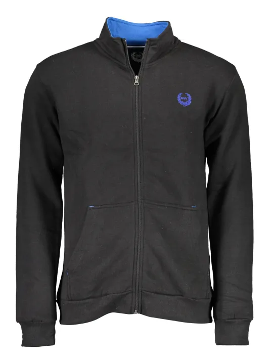 GIAN MARCO VENTURI Herren Langarm-Sweatshirt Schwarz