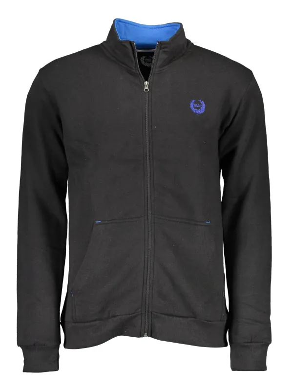 GIAN MARCO VENTURI Herren Langarm-Sweatshirt Schwarz