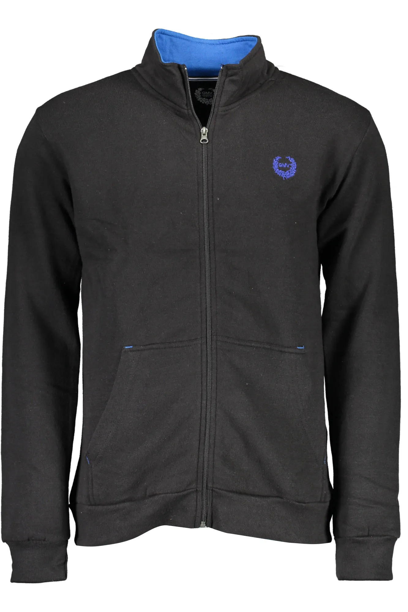 Herren Langarm-Sweatshirt Schwarz AU00595-FOSSILE_NERO_BLACK