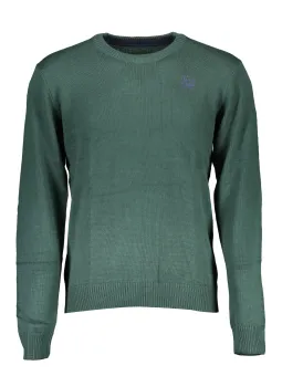 GIAN MARCO VENTURI Herren Langarmshirt Grün | online kaufen