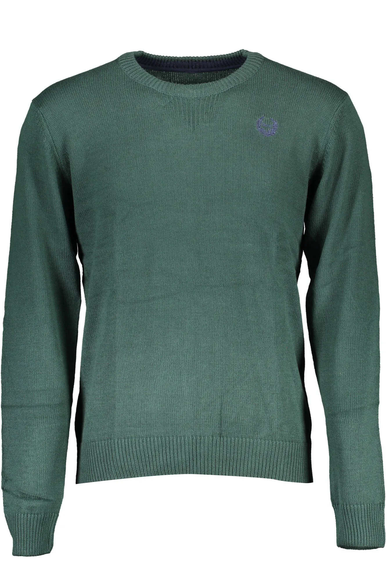 Herren Langarmshirt Grün AU00593-FLORIANO_VERDE_DK-FOREST