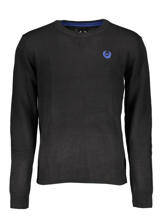 GIAN MARCO VENTURI Herren Langarmshirt Schwarz