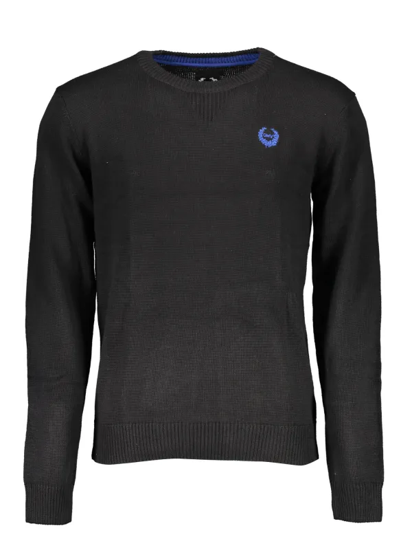 GIAN MARCO VENTURI Herren Langarmshirt Schwarz