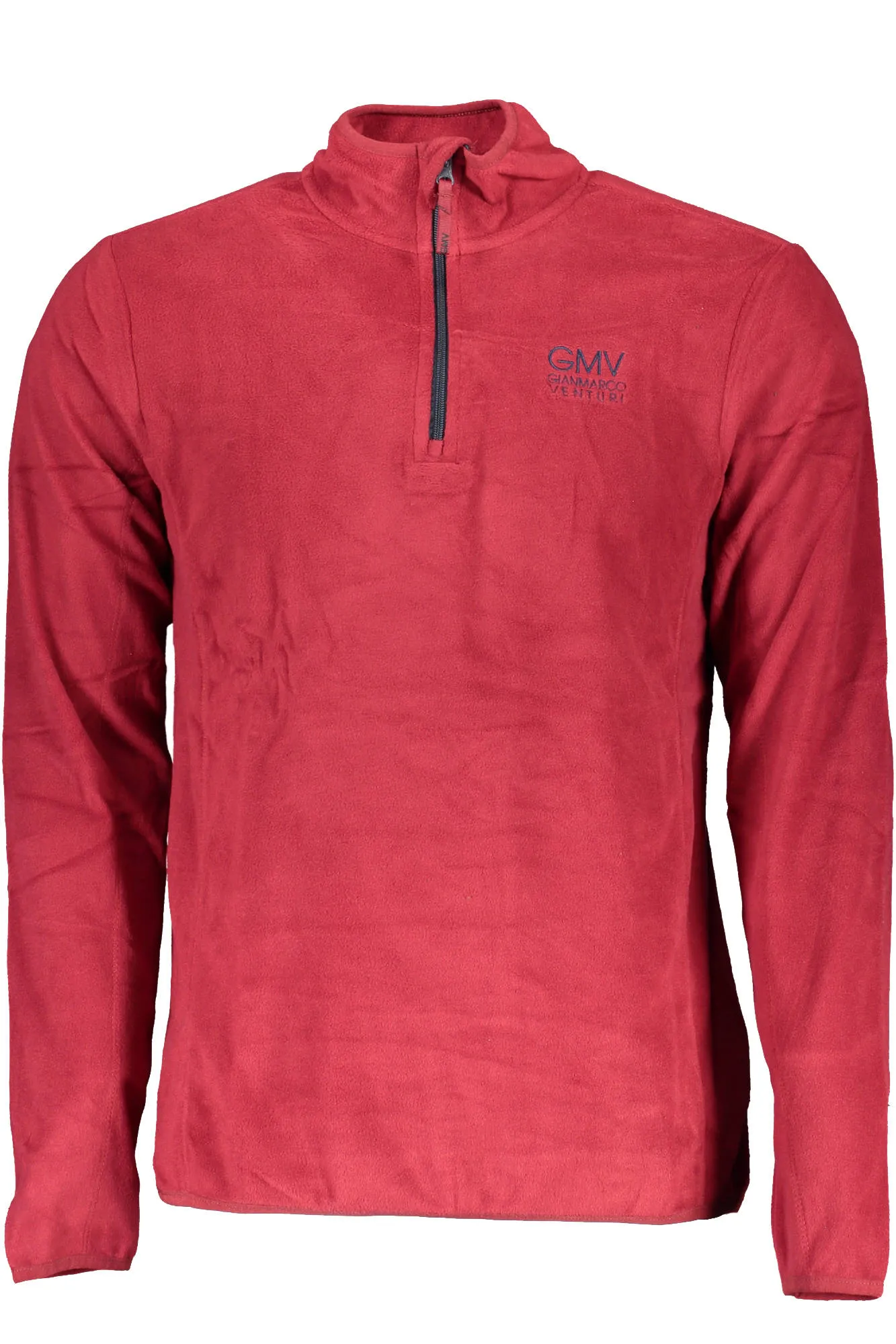 Herren Langarm-Sweatshirt Rot AUF4273-FOGLIA_ROSSO_DARK-RED
